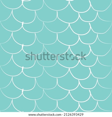 Mermaid texture seamless repeat pattern