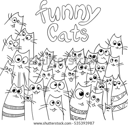 Page For Coloring Book In Doodle Style Hand Drawing