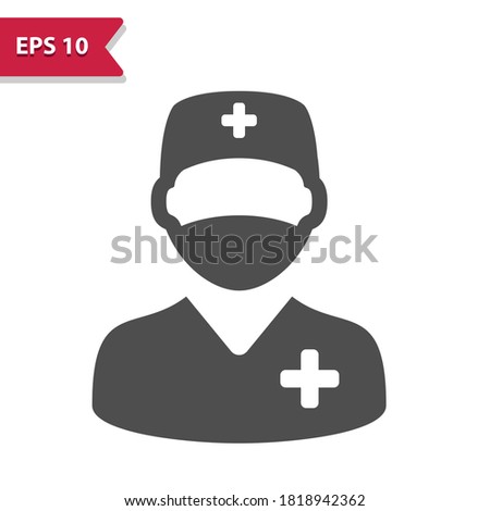 Surgeon Icon. Professional, pixel perfect icon, EPS 10 format.