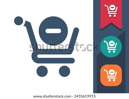 Shopping Cart Icon. Online Shopping, E-commerce, E-shopping. Professional, pixel perfect vector icon.