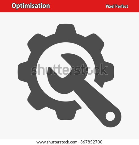 Optimisation Icon. Professional, pixel perfect icons optimized for both large and small resolutions. EPS 8 format.