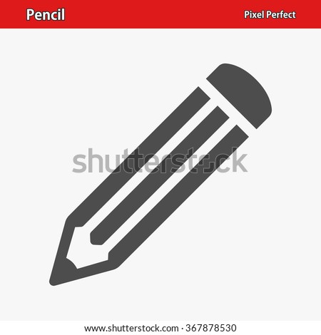 Pencil Icon. Professional, pixel perfect icons optimized for both large and small resolutions. EPS 8 format.