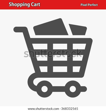 Shopping Cart Icon. Professional, pixel perfect icons optimized for both large and small resolutions. EPS 8 format.