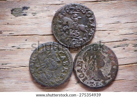 old copper coins