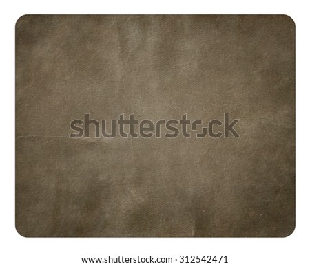 Vintage paper. Vintage background. Old brown paper isolated on white. Old paper texture
