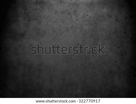 black background. Grunge black vignette border frame on white gray background