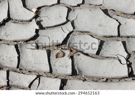 dried mud texture background
