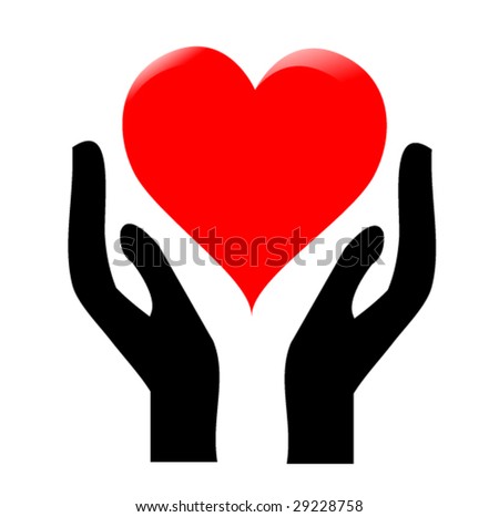 Hands Holding The Heart #1 Stock Vector Illustration 29228758 ...