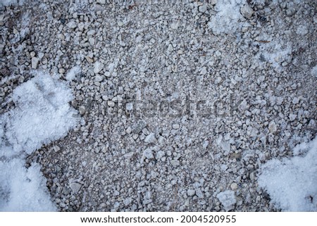 frozen ground texture