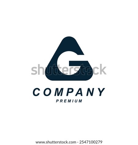 Letter G logo template vector 