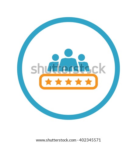 Client Satisfaction Icon. Business and Finance. Isolated Illustration.