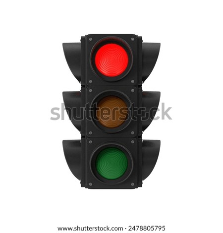 Similar – Image, Stock Photo traffic signal on the highway in the city