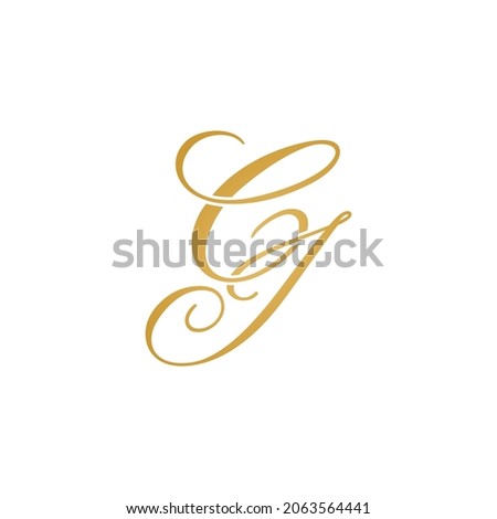 CI initial logo design vector stock