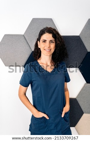 Similar – Image, Stock Photo Dental Clinic Worker With Face Mask