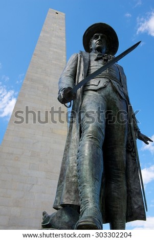 Bunker Hill Monument Park (Charlestown, Boston, Massachusetts, USA / May 18, 2013)