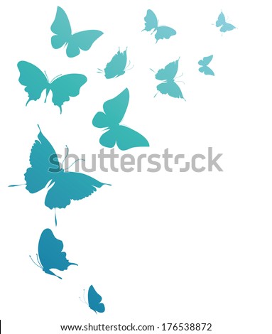 Butterfly Flight 6 x 6 Art Stencil