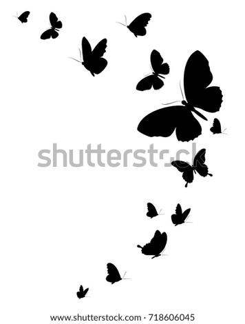 Butterfly Flight 6 x 6 Art Stencil