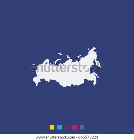 Russia detailed map.
