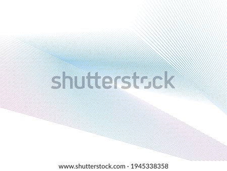Blue thin lines abstract futuristic minimal background. Hi-tech vector design