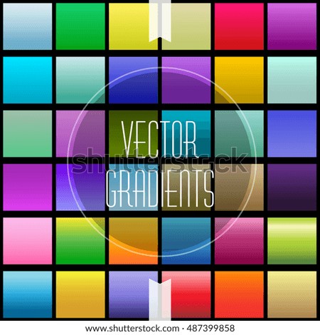 Bright Gradient Set - Creative and Unique, easy to use as Background or filling