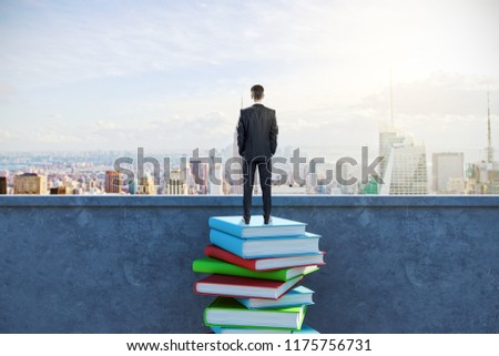 Similar – Image, Stock Photo broadening of horizons