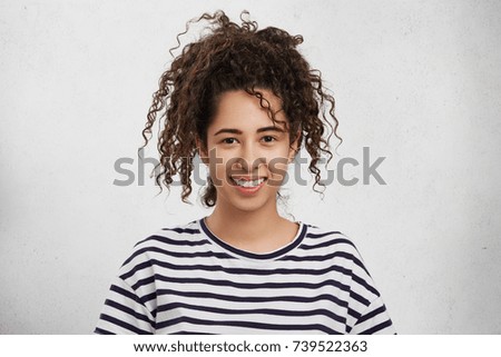 Similar – Image, Stock Photo Dark Human being Feminine