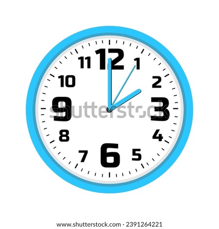 2 o'clock, Clock icon design. Vector office clock icon