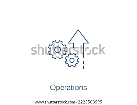 Operational excellence, production growth, project management, efficiency 
Execution, Vector Icon Design- Editable Stroke
