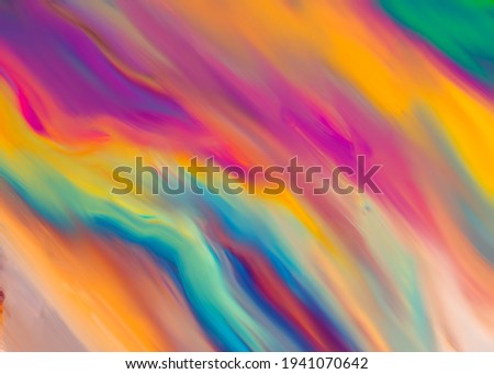 Hand made digital illustration or painting of an abstract colorful background or texture