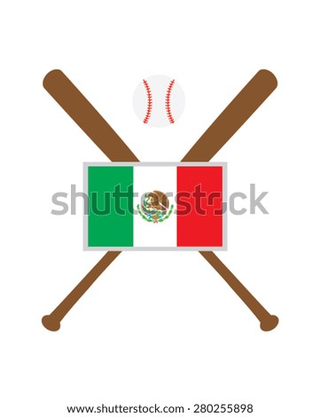 Mexico Baseball Icon - Vector