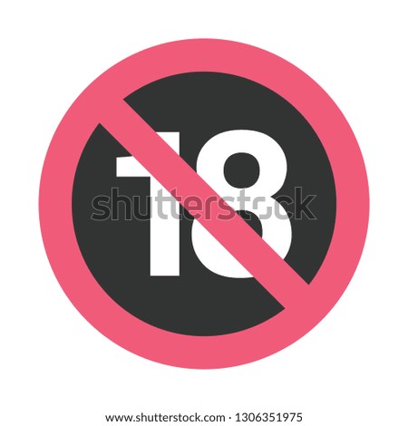 No One Under Eighteen Sign