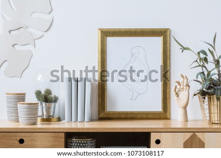 Similar – Image, Stock Photo Close-up stencils for drawing cookies or gingerbread for Christmas or new year in the hands of girls
