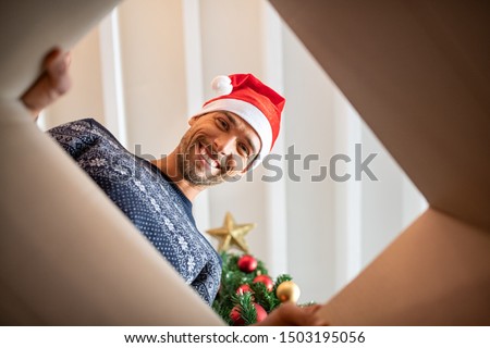 Similar – Image, Stock Photo Look inside the Christmas house