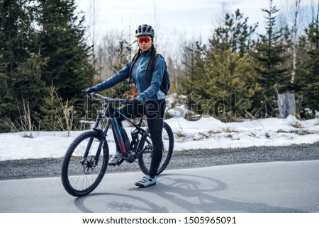 Similar – Image, Stock Photo Bicycle stand in winter