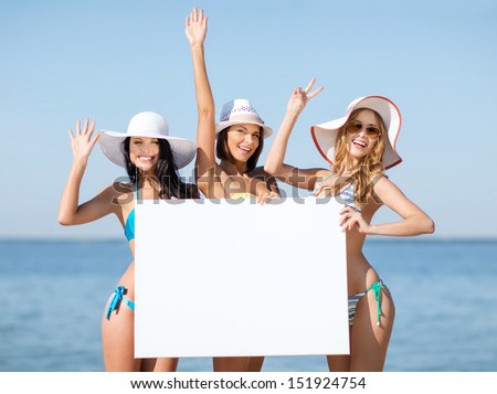 Similar – Image, Stock Photo Girl in bikini holding swimming ring