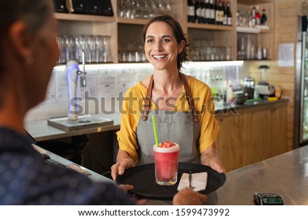 Similar – Image, Stock Photo take orders Piece of paper