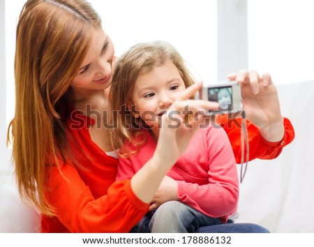 Similar – Image, Stock Photo Mother photographing childs playing