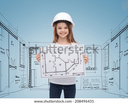 Similar – Image, Stock Photo Childhood | Blueprint