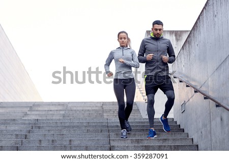 Image, Stock Photo Slim woman walking on beach