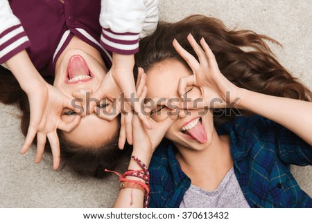 Image, Stock Photo sisters girl Sister