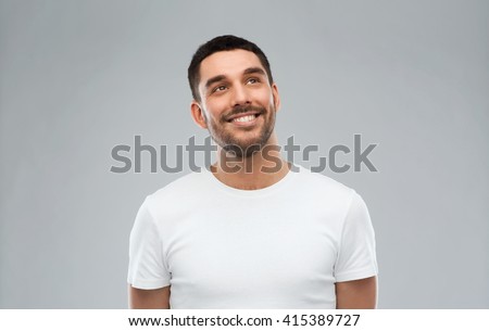 Similar – Image, Stock Photo Man looks at a grandfather clock and reads the time