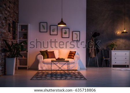 Similar – Image, Stock Photo Copper colored sofa copper