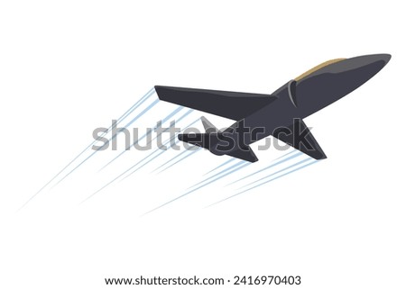 Aircraft-fighter overview. Aerobatic team in the air. A military fighter in the air. Figures of higher pilotage. Military plane