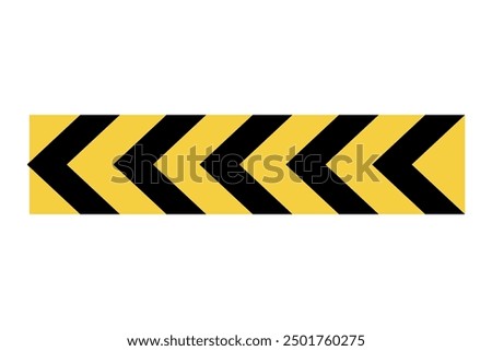 Danger warning board icon. Caution and dangerous area. Yellow sign for safety, hazard shock. Keep out caution warning and risk zone. Vector cartoon illustration