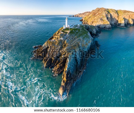 Similar – Image, Stock Photo South Stack Lighthouse