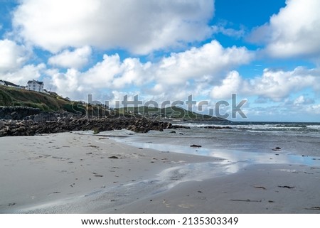 Portnoo in County Donegal, Ireland, seen from Narin beach Stok fotoğraf © 