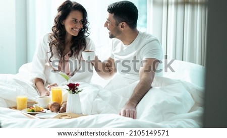 Similar – Image, Stock Photo Stays at home, red lettering stamped on white wall.