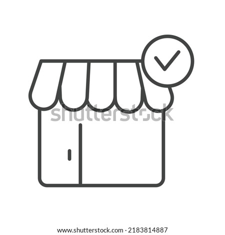 shop and check icons  symbol vector elements for infographic web