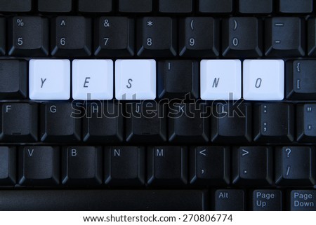 Computer Keyboard Yes or No