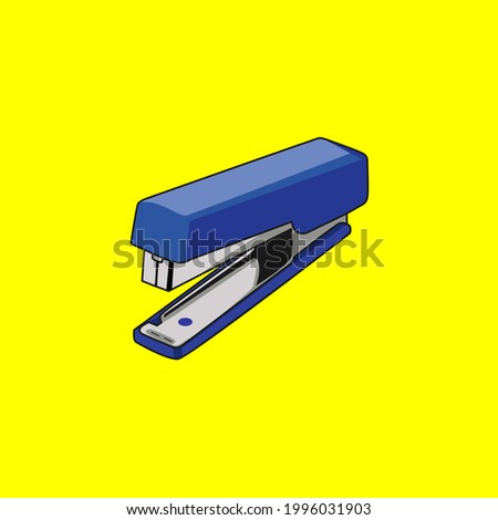 
visual design or clip art of a stapler